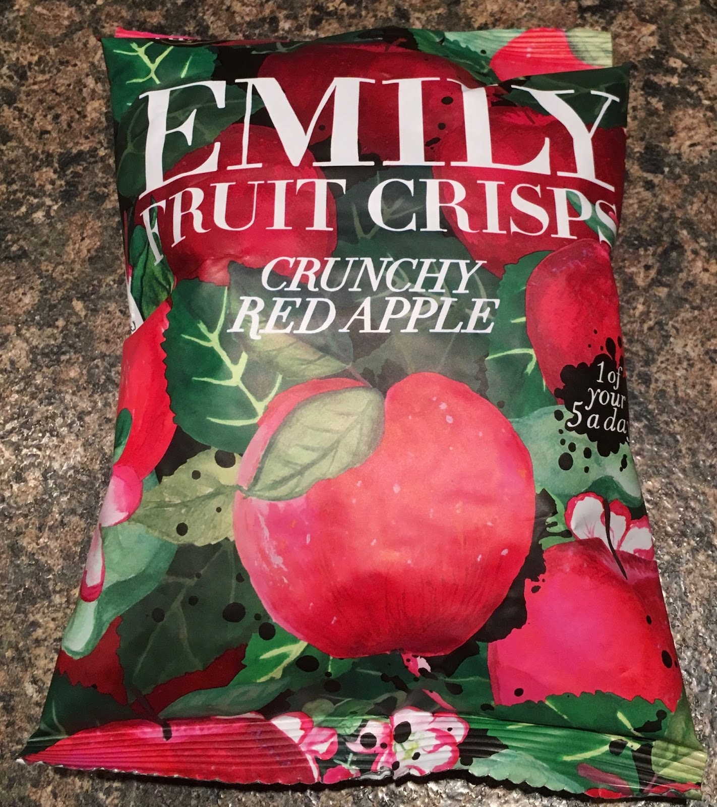 FOODSTUFF FINDS Emily Fruit Crisps Crunchy Red Apple (Waitrose) By