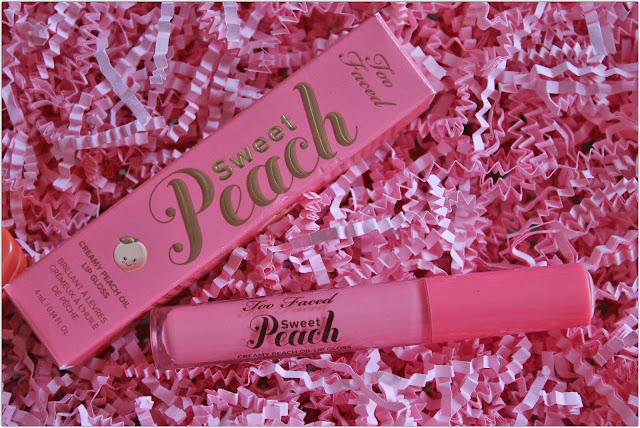 too faced Sweet Peach Creamy Peach Oil Lip Gloss