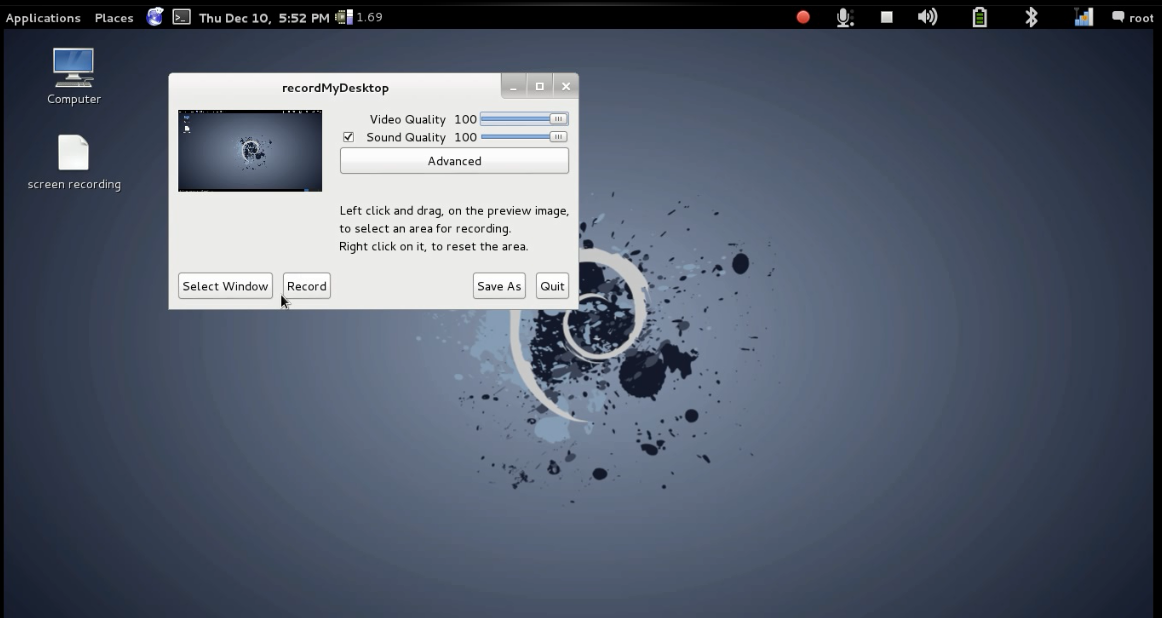 kali linux how to take screenshot screen shot desktop How to Desktop