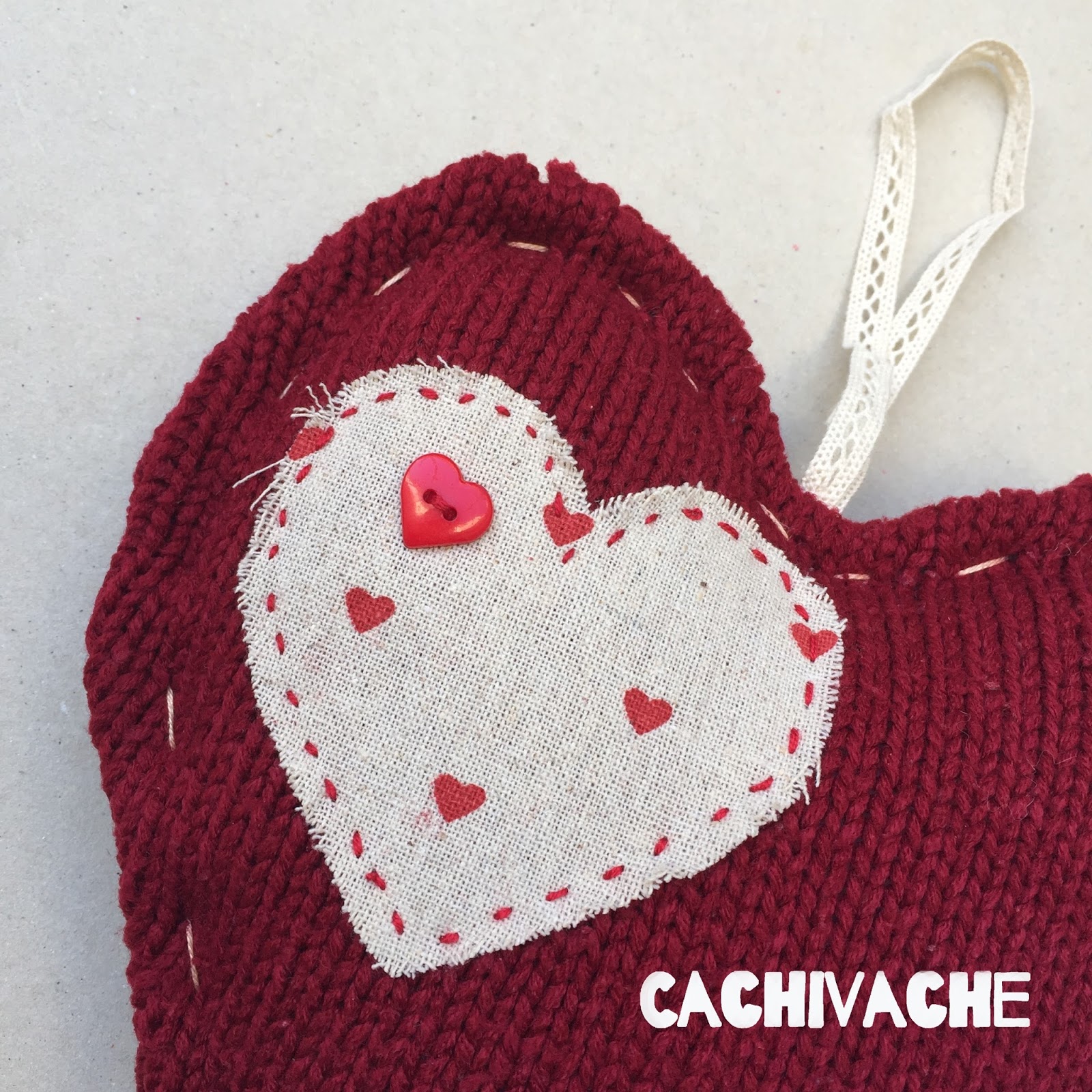 DIY: Corazón reciclazado para navidad