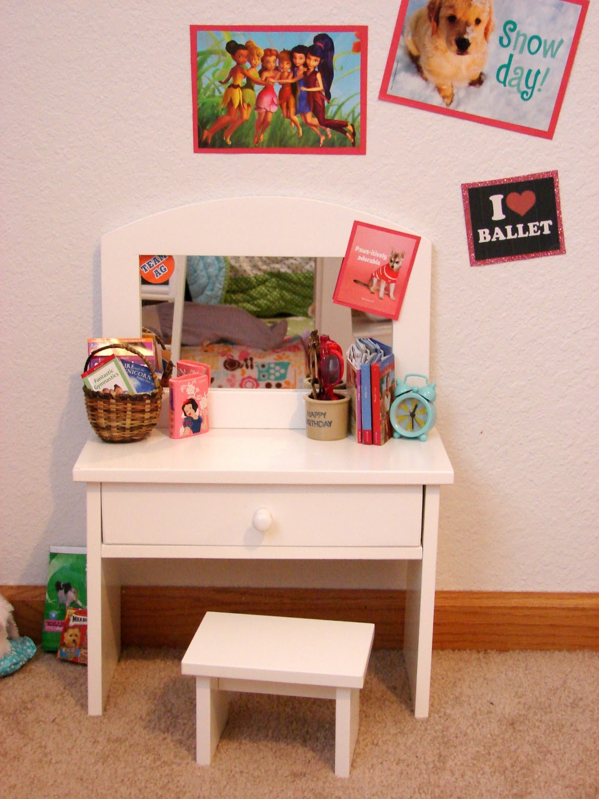 American Girl Doll Play Our Doll Play Area The Bathroom