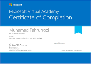 Digital Certificate MVA - afahru.com