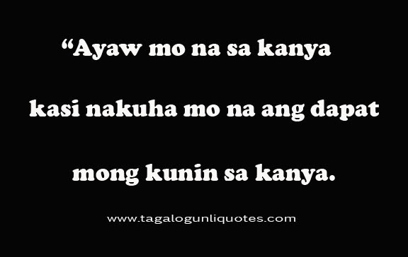 Break Up Tagalog Love Quotes