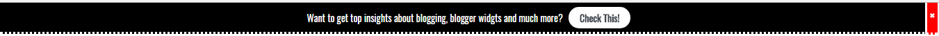 Blogger notification bar widget