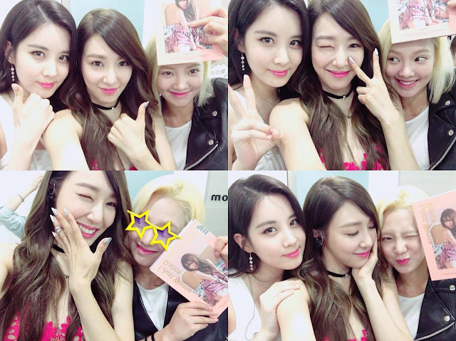 SeoHyun and HyoYeon came to support Tiffany on Music Bank - Wonderful ...