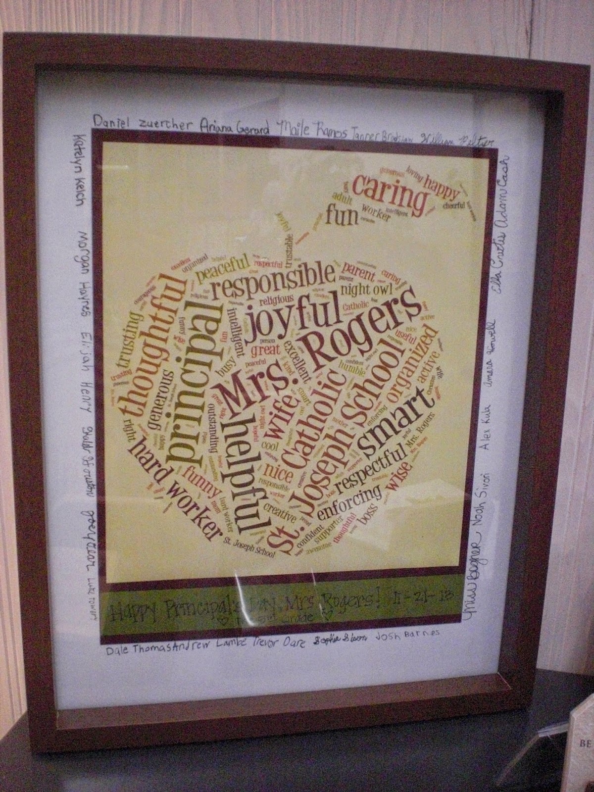 Look to Him and be Radiant: Principal Appreciation Day- Gift Idea