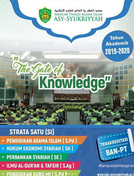 biaya kuliah STAI Asy Syukriyyah Tangerang