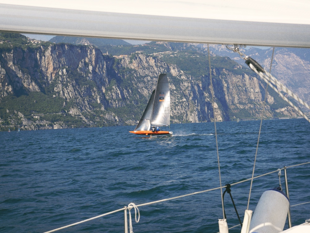 Sailing on the Lago di Garda S/Y Dolphin Dance
