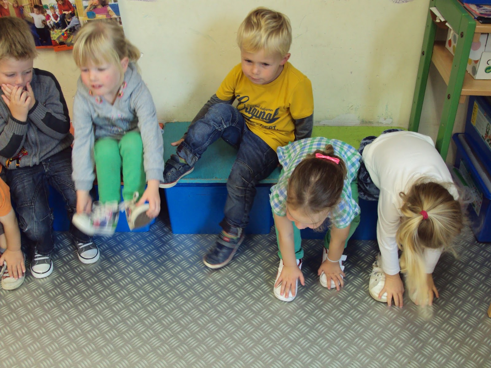 1ste kleuterklas B: Thema: Mijn lichaam