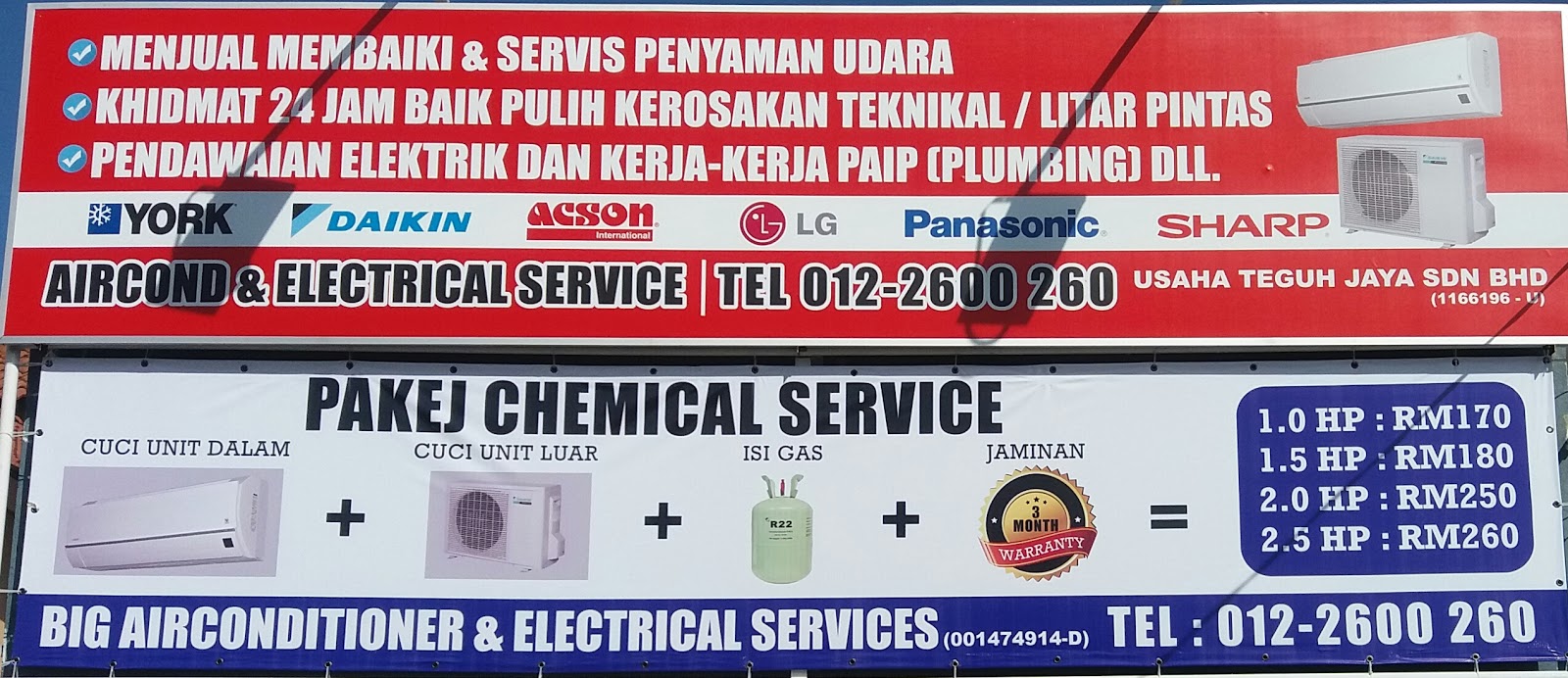 Menawarkan Khidmat Service Aircond Terutama pada Penduduk Shah Alam, Klang, Subang, Petaling