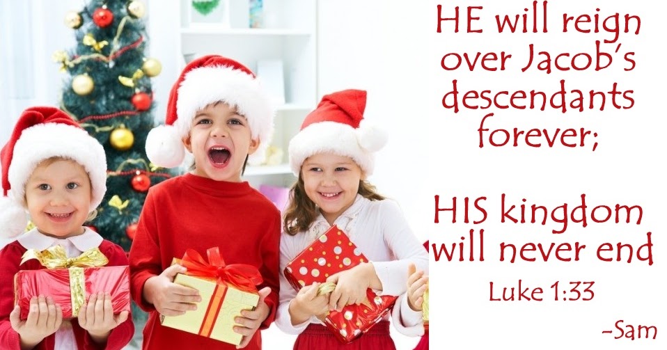 Download HD Christmas & New Year 2018 Bible Verse Greetings Card