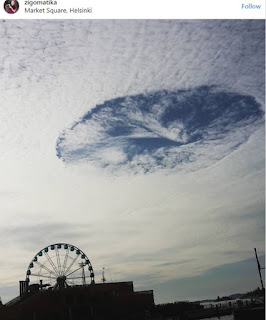 Παράξενες "δίνες" στον ουρανό της Φινλανδίας (ΦΩΤΟ)  