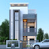 4 bedrooms 2250 sq.ft modern duplex home design.