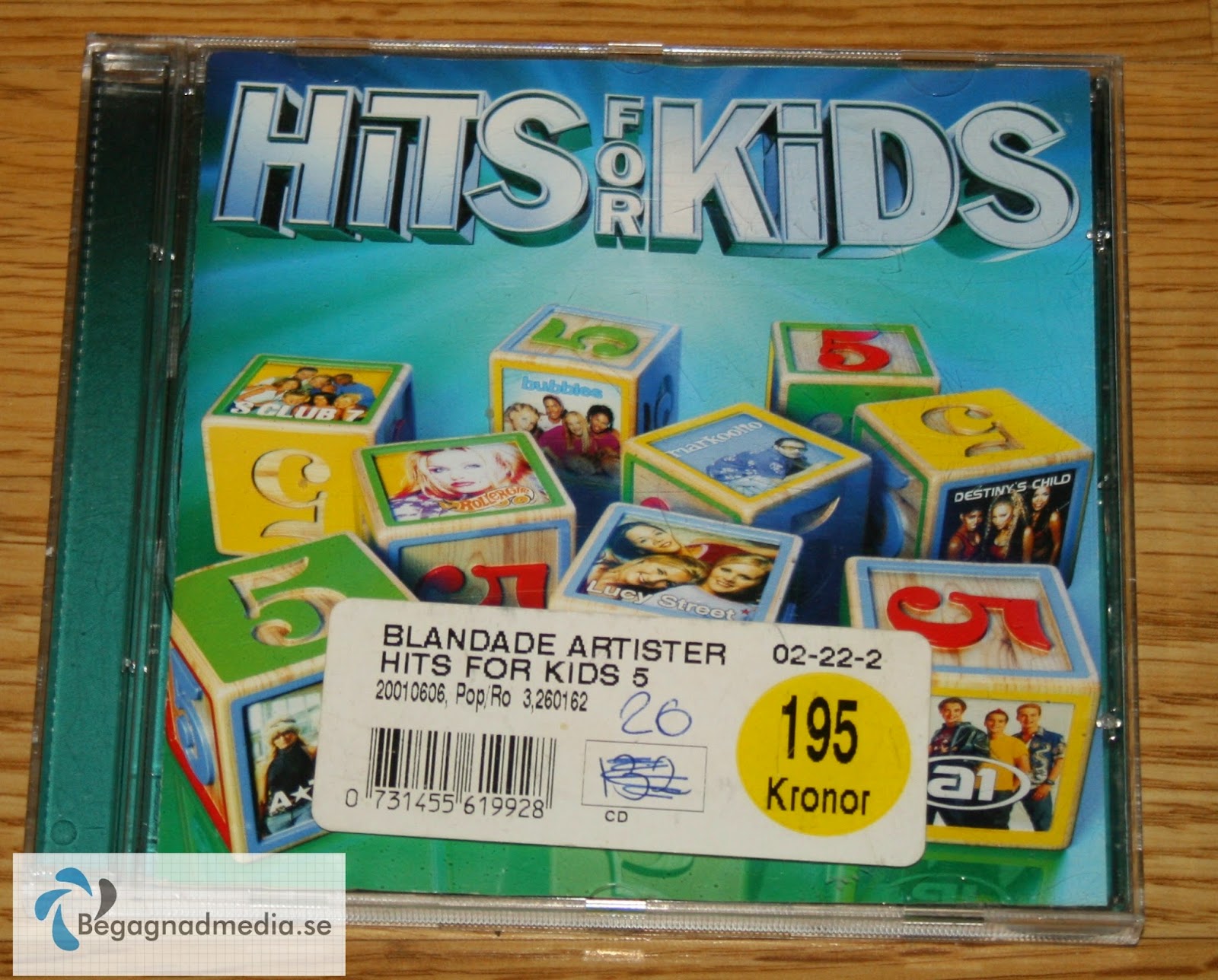 begagnad media: Hits For Kids 5 Cd