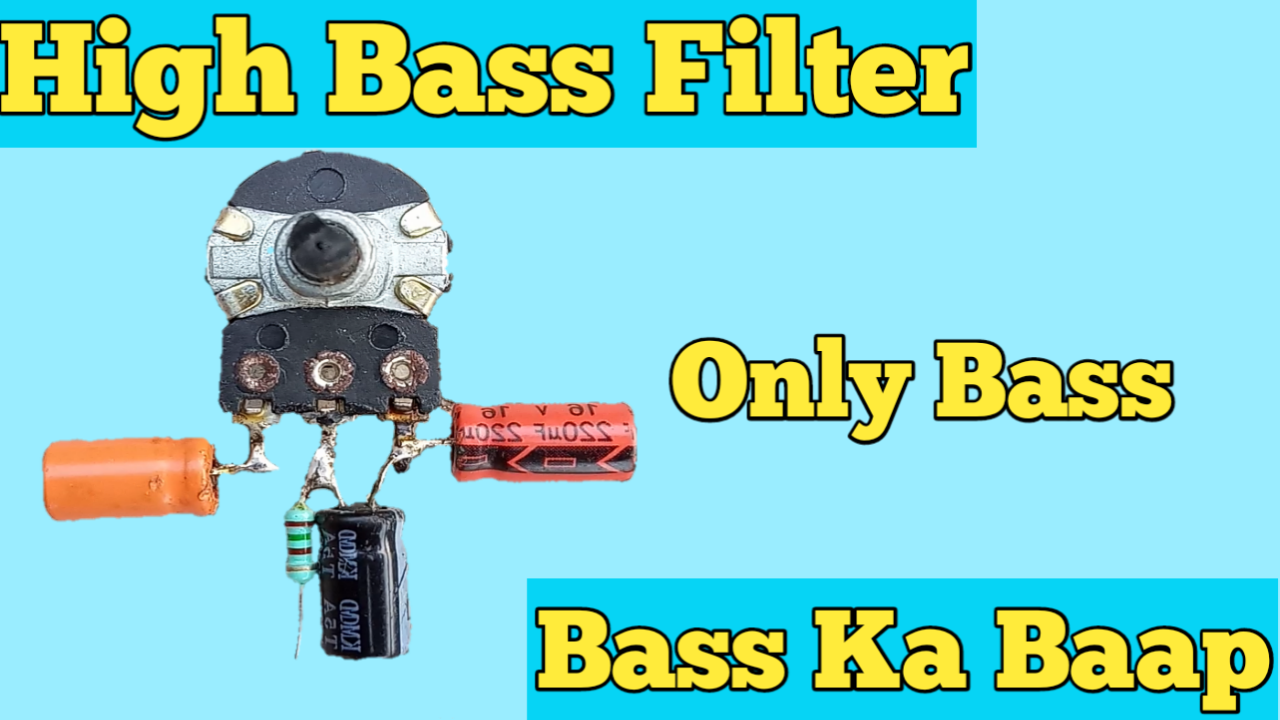 How to increase Bass On Amplifier High Bass Booster Circuit