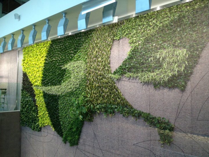 LIVING THE GARDENING LIFE Edmonton International Airport Wall Comes