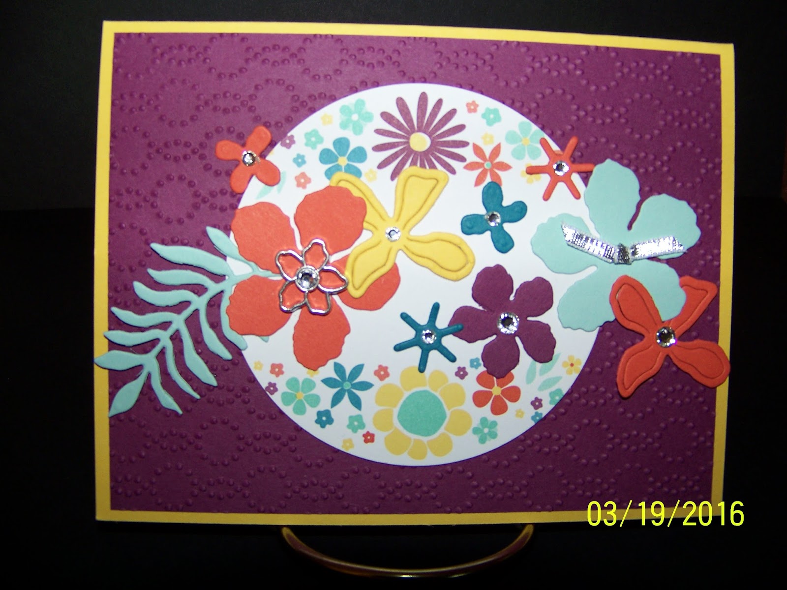 Lori's Stampin' Creations Elegant Dots Embossing Folder & Botanical