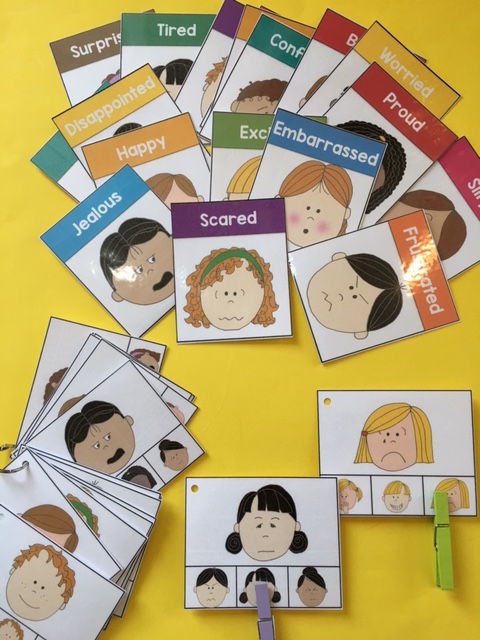 Emotion Cards ~ Preschool Printables