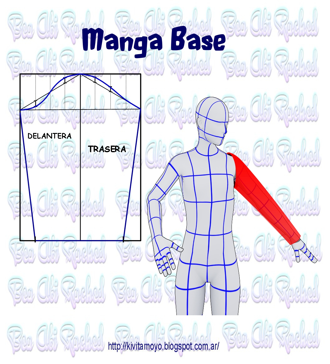 TRAZADO MANGA BASE paso a paso TRAZADO MANGA BASE paso a paso