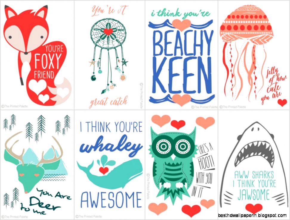 FREE VALENTINES DAY CARD PRINTABLE  The Printed Palette Inc for