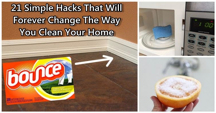 21 Simple Hacks That Will Forever Change The Way You Clean Your Home