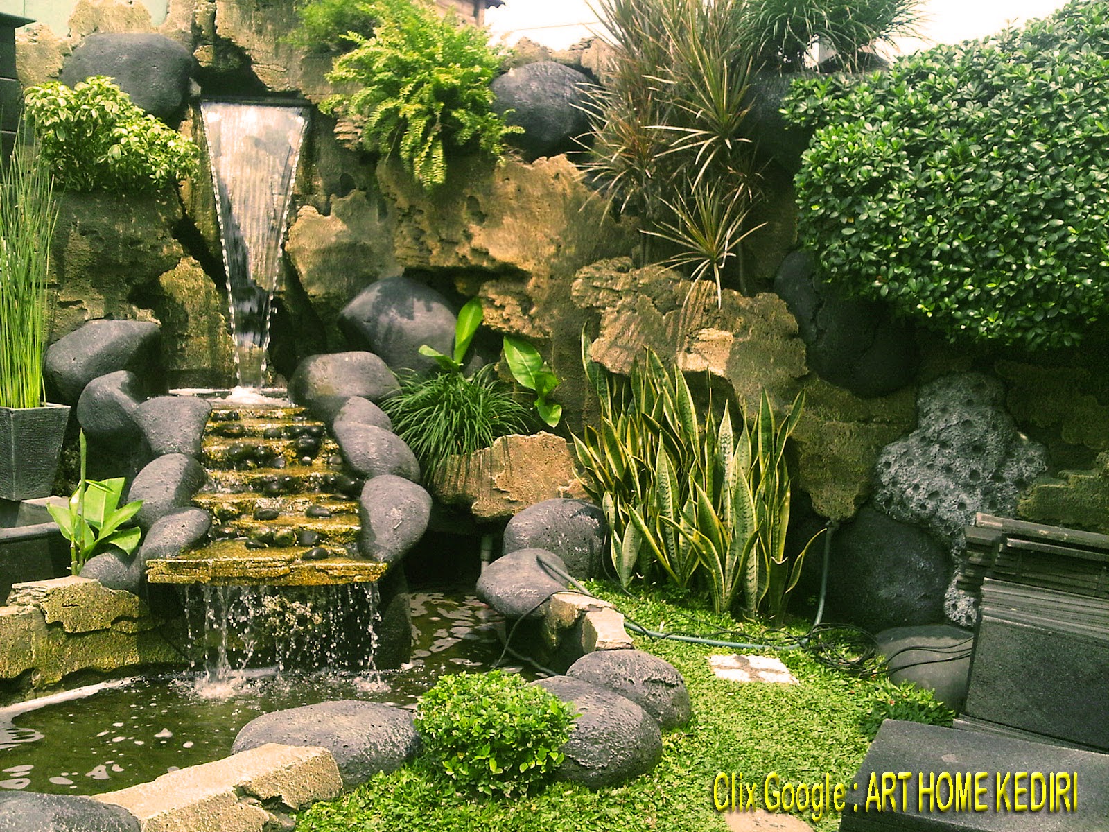 14+ Terkini Gambar Taman Minimalis Air Terjun