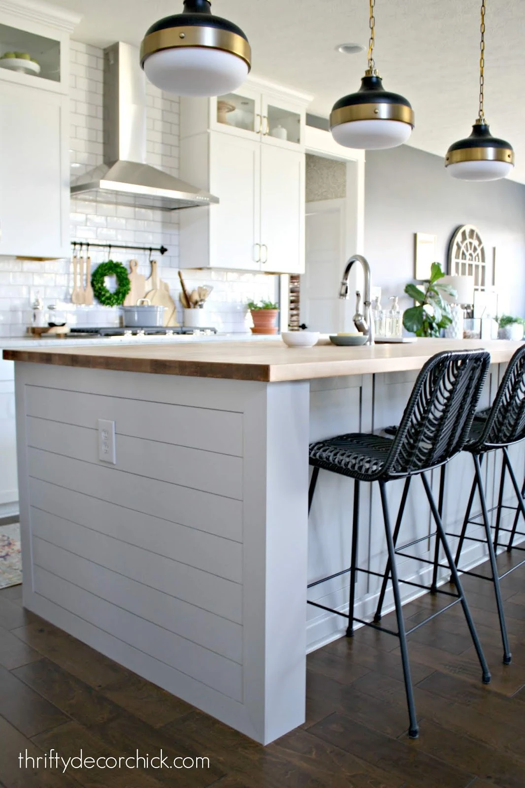 100 kitchen island transformation Thrifty Decor Chick Thrifty DIY