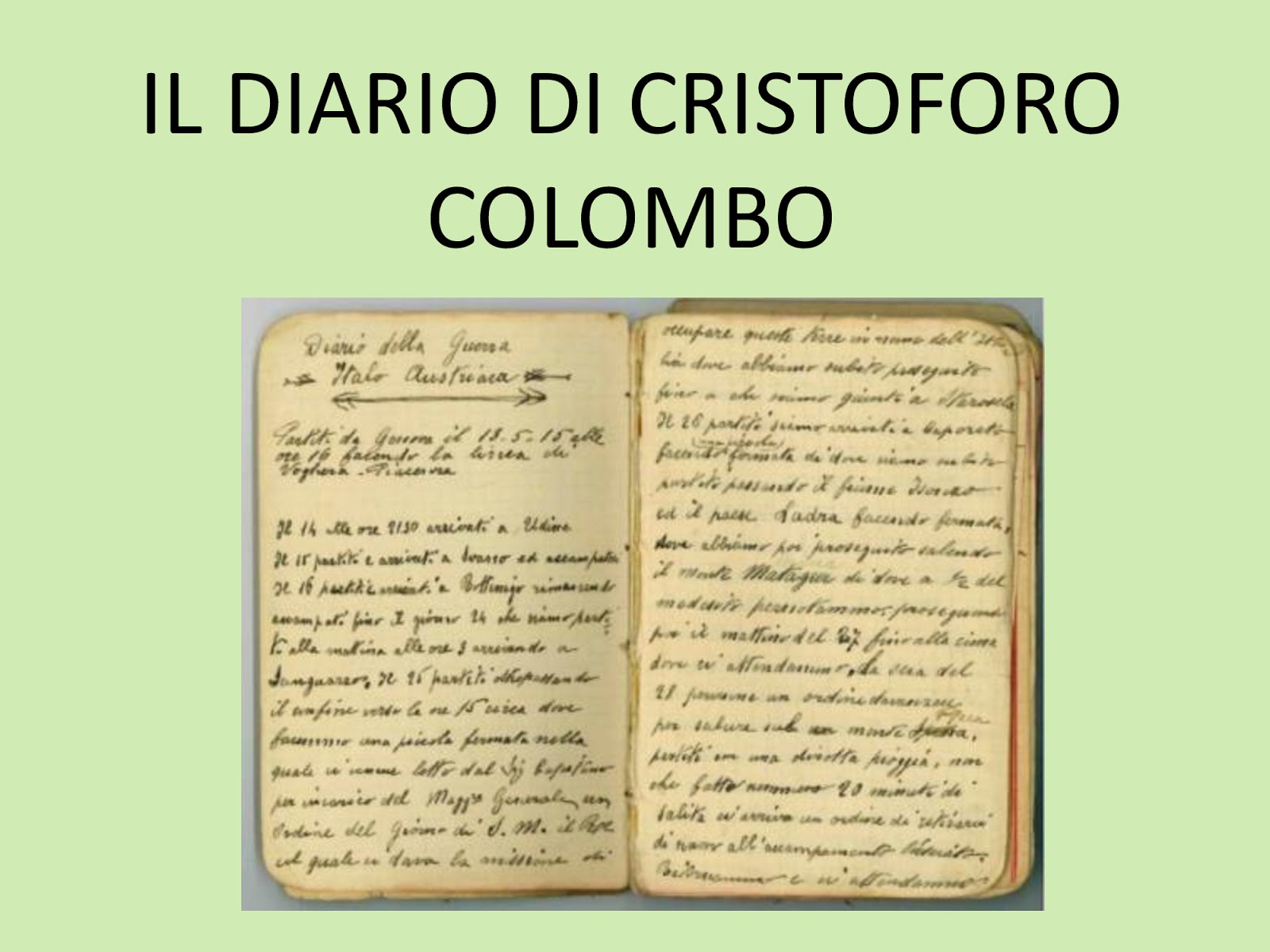 Diario Di Bordo Cristoforo Colombo Pdf