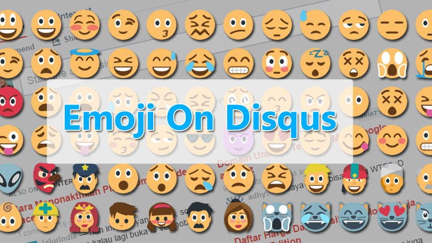 Biar Tambah Seru Berkomentar, Coba Emoji Pada Komentar Disqus