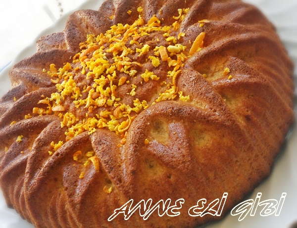 ANNE ELİ GİBİ….. PORTAKALLI ,FINDIKLI KEK