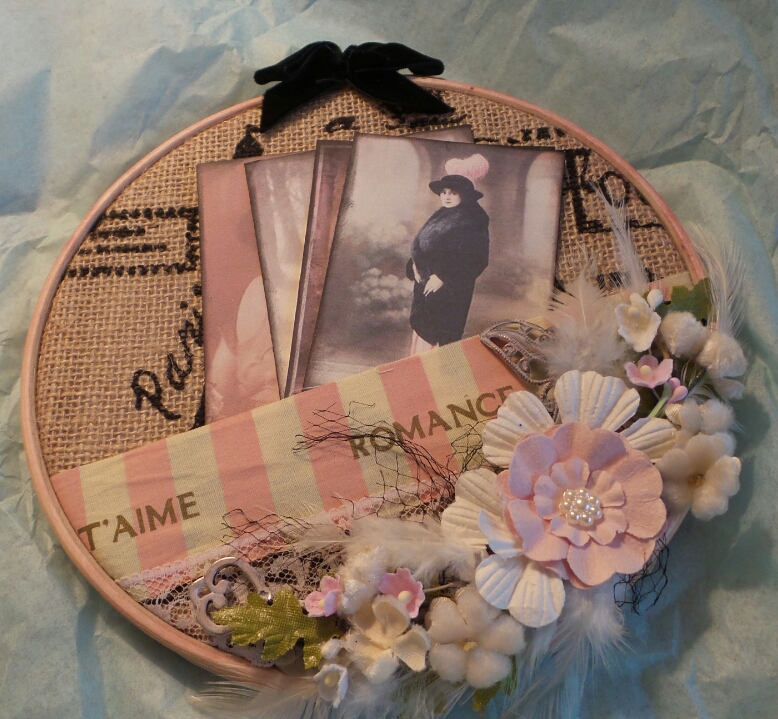Shabby Chic Embroider Hoop Swap At Your Paper Pantry