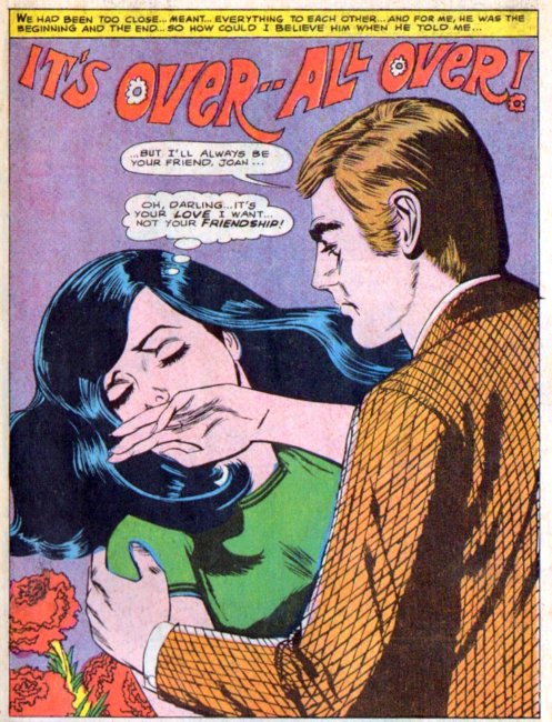 GIRLS' ROMANCES "It's Over -- All Over!"