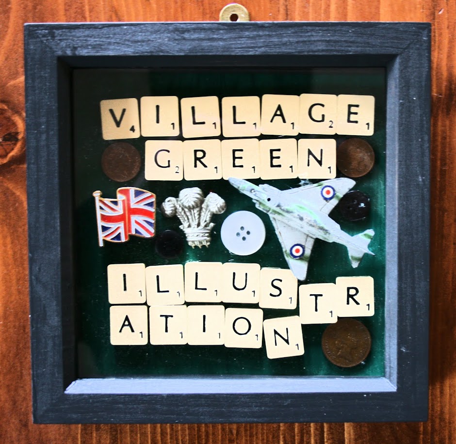 Village Green Illustration