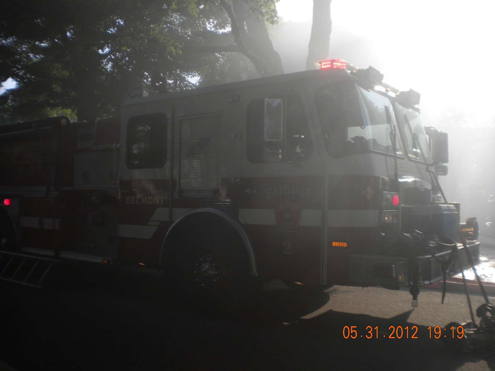 Matt's Emergency Service Photography 3Alarm Fire in Belmont Destroys Historic Home