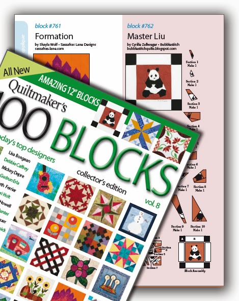 Bubblestitch Quilts: Quiltmaker's 100 blocks Volume 8 and giveaway!