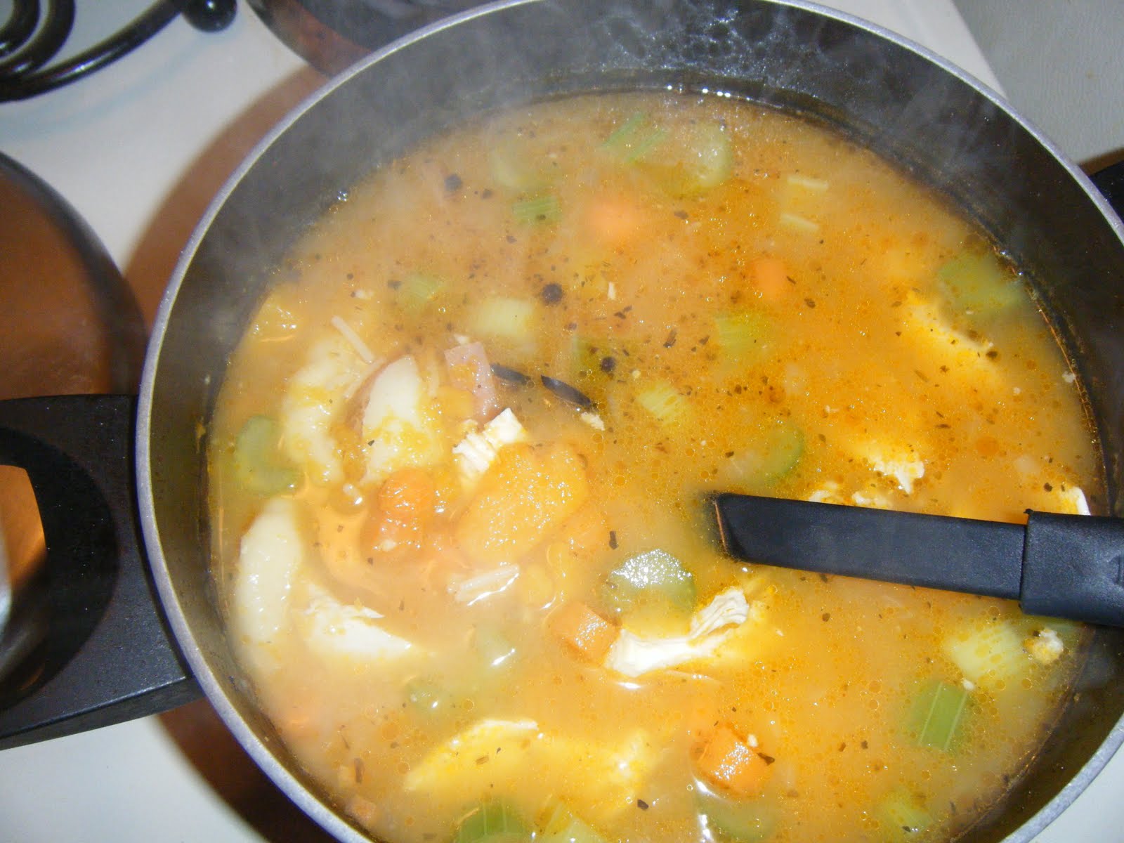 Along the Way Jamaican Chicken Soup Yumm!!!