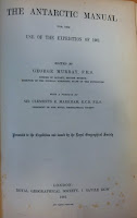 Title Page of the Antarctic Manual
