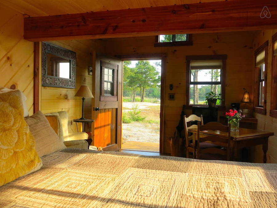 TINY HOUSE TOWN Quaint, Lakeside Cabin In New Jersey