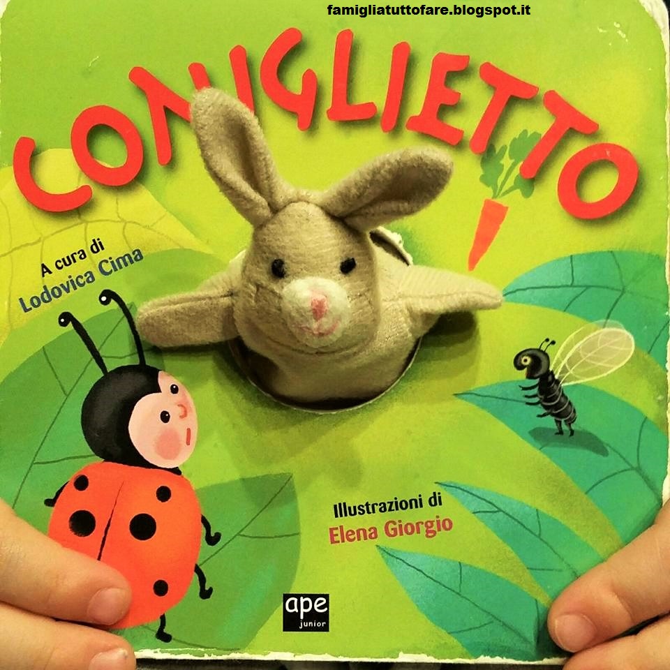 Libri bambini 0 -2 anni Coniglietto di Lodovica Cima Ape Edizioni