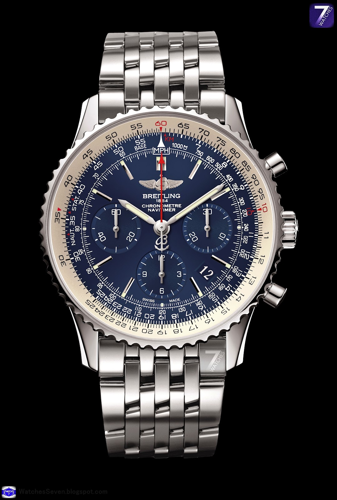 BREITLING - NAVITIMER Blue Sky Limited Edition 60 th Anniversary