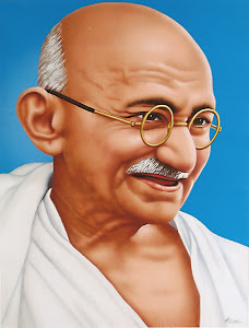 My Inspiration is "Mahatma Gandi"