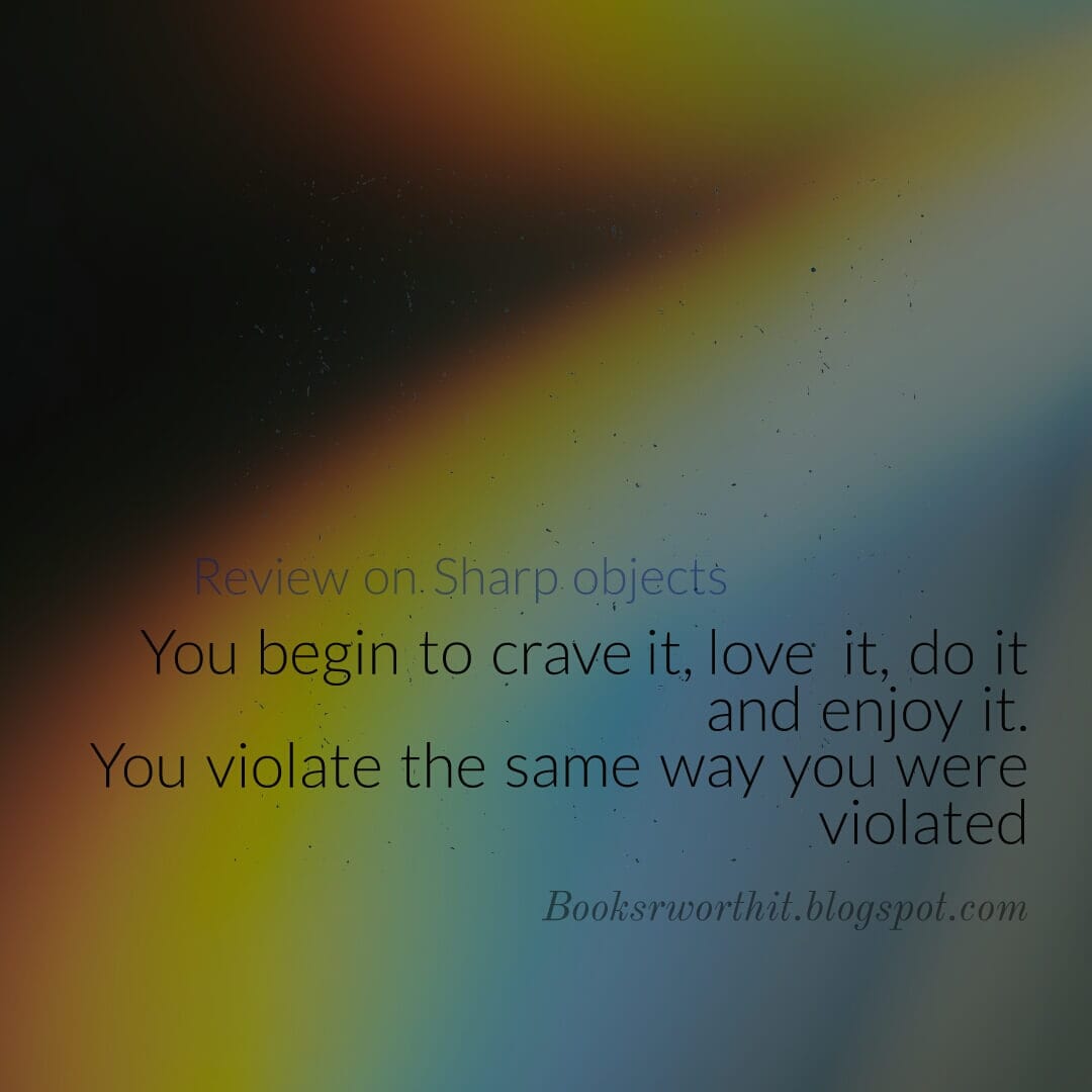You begin to crave it, love it, do it and enjoy it. You violate the same way you were violated.