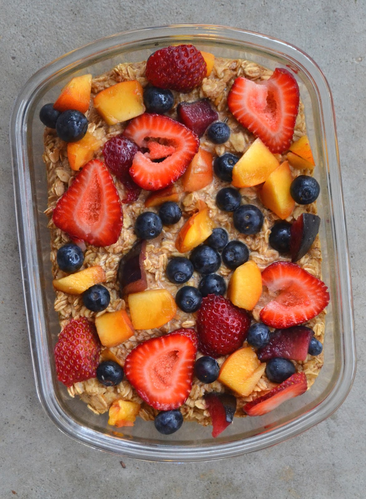 Summer Fruit Baked Oatmeal The Nutritionist Reviews