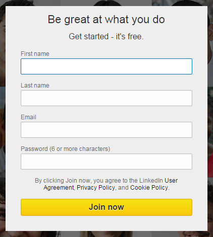 create a linkedin account create a linkedin account