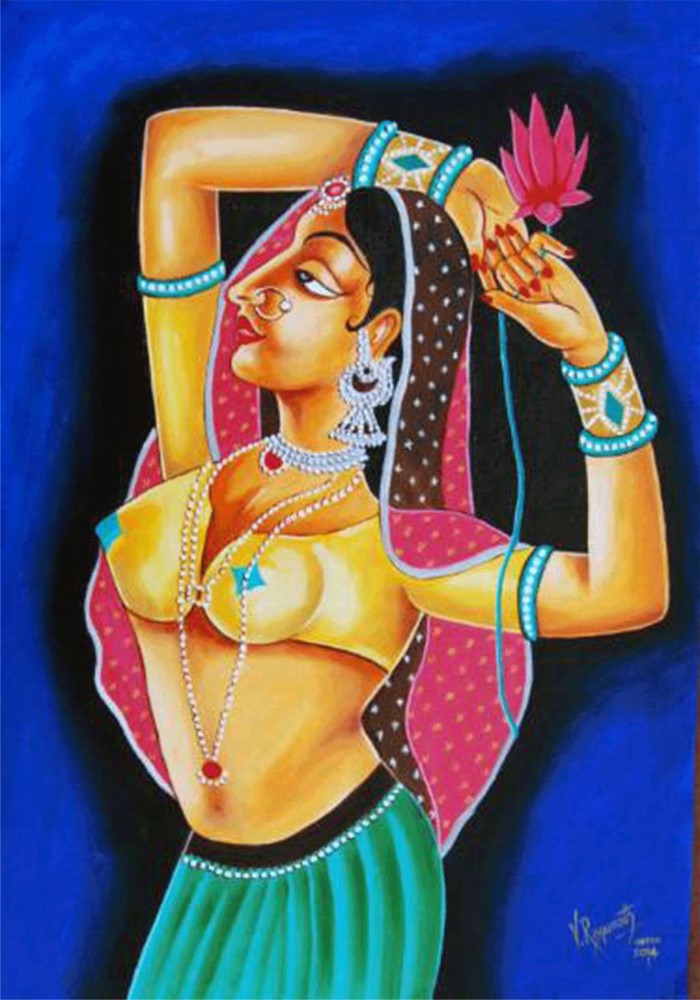 Индийский художник. Ragunath Venkatraman