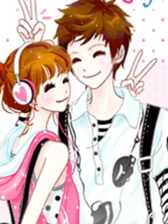 Korean Couple Cartoon ~ liya