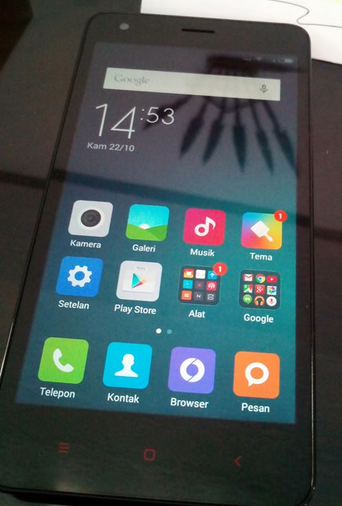 First Boot Redmi 2 Prime - First Boot Redmi 2 Prime - Home Screen