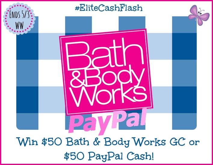 Top Notch Material 50 Bath & Body Works Gift Card Mother's Day Giveaway