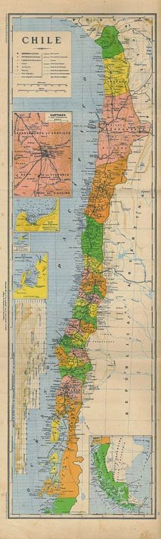 Chile | Mapas Geográficos do Chile