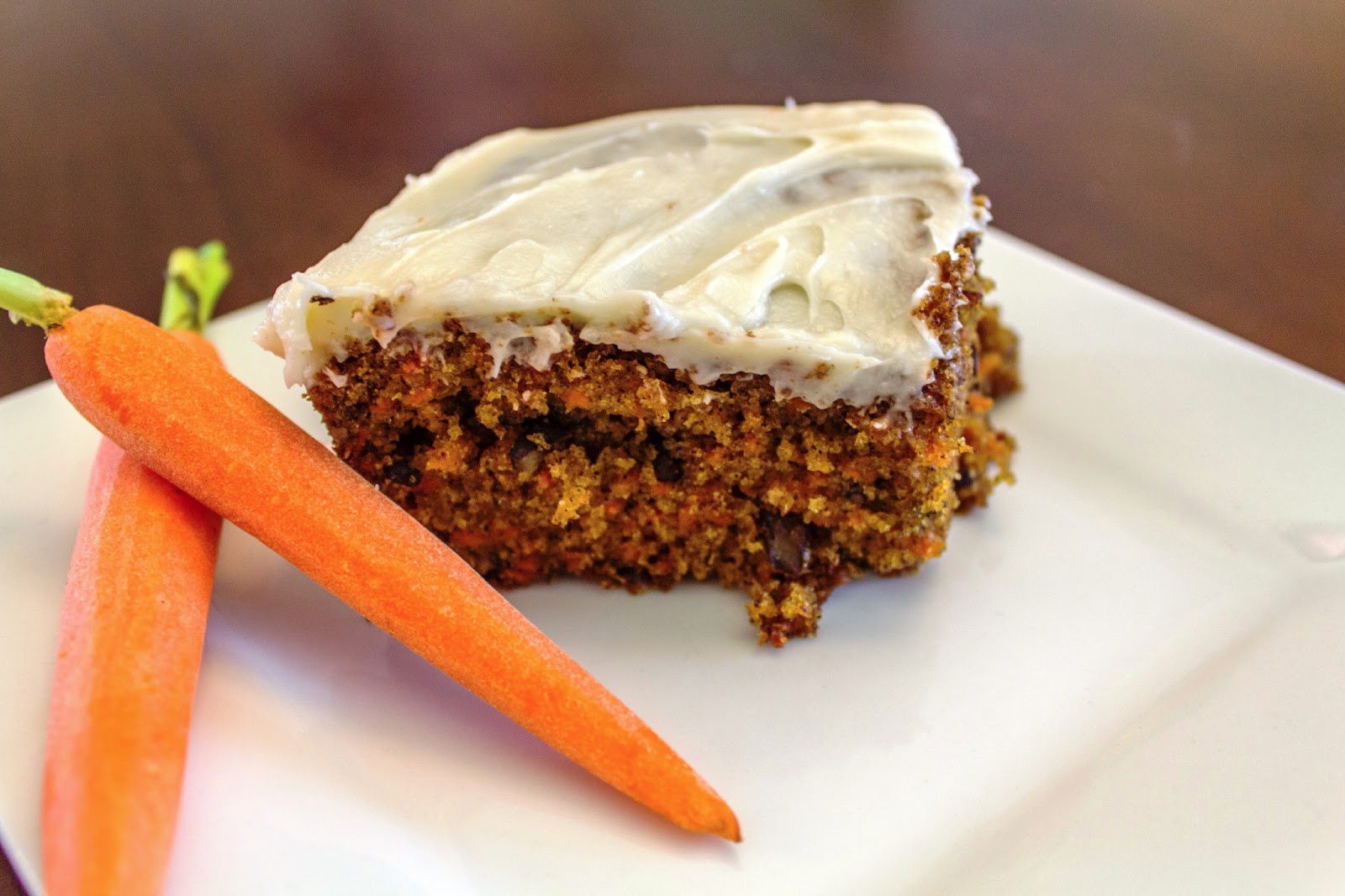 This recipe was a standard carrot cake recipe. 